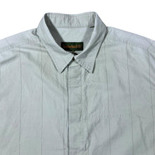 Load image into Gallery viewer, Vintage Timberland Beige Patterned Concealed Button Short Sleeve Shirt