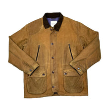 Load image into Gallery viewer, JAMES AUBREY HERITAGE British Millerain Union Jack Lined Wax Country Farmers Jacket