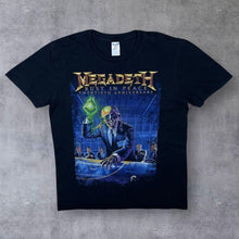 Load image into Gallery viewer, Megadeth "Rust In Peace 20th Anniversary" Thrash Heavy Metal Music Band Black T-Shirt