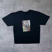 Load image into Gallery viewer, The Beatles (1999) Hazy Graphic Spellout Pop Rock Band Black T-Shirt