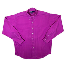 Load image into Gallery viewer, Vintage Polo Ralph Lauren "Blaire" Pink Fuschia Long Sleeve Cotton Button-Up Shirt