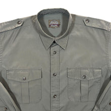 Load image into Gallery viewer, Vintage Cabela's Safari Series Classic Khaki Brown Long Sleeve Utility Shirt