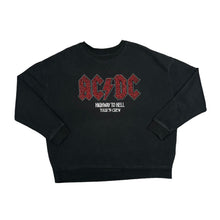 Load image into Gallery viewer, AC/DC "Highway To Hell Tour '79 Crew" Diamante Graphic Hard Rock Band Crewneck Sweatshirt
