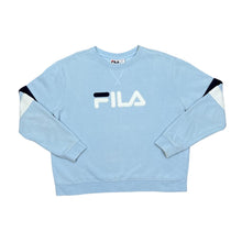 Load image into Gallery viewer, FILA Classic Embroidered Big Logo Spellout Crewneck Sweatshirt