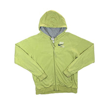 Load image into Gallery viewer, NIKE Mini Logo Graphic Lime Green Zip Hoodie