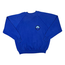 Load image into Gallery viewer, Vintage 80's BERYL "A" 1986 Navy Embroidered Patch Logo Blue Crewneck Sweatshirt