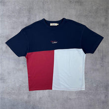 Load image into Gallery viewer, Vintage Paco Colour Colour Block Mini Embroidered Logo Short Sleeve T-Shirt