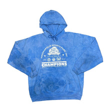 Load image into Gallery viewer, INDIANAPOLIS SPORTS PARK INC. "Champions" Sports Souvenir Spellout Graphic Tie Dye Pullover Hoodie