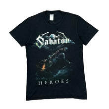 Load image into Gallery viewer, SABATON "Heroes" Graphic Spellout Power Heavy Metal Music Band T-Shirt