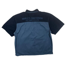 Load image into Gallery viewer, Vintage Harley Davidson Motorcycles Embroidered Spellout Biker Cotton Short Sleeve Shirt