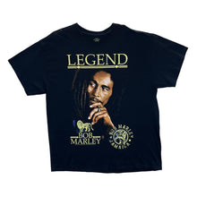 Load image into Gallery viewer, BOB MARLEY "Legend" Rasta Reggae Tribute Music Spellout Graphic T-Shirt