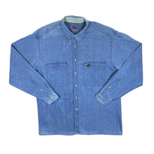 Load image into Gallery viewer, Vintage VAN LAACK ROYAL Embroidered Duck Long Sleeve Denim Cotton Shirt