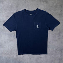 Load image into Gallery viewer, Nike Classic Basic Embroidered Mini Logo Short Sleeve Pocket Navy Blue T-Shirt