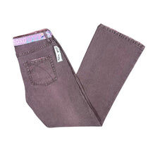 Load image into Gallery viewer, Early 00's BILLABONG "Boy Fit" Surfer Skater Purple Overdyed Denim Straight Leg Jeans
