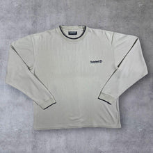 Load image into Gallery viewer, Vintage 90's Timberland Performance Embroidered Logo Cream Lightweight Sweatshirt