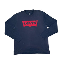 Load image into Gallery viewer, LEVI'S RED TAB Classic Big Logo Spellout Graphic Long Sleeve T-Shirt
