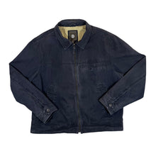 Load image into Gallery viewer, Early 00's TIMBERLAND Classic Faded Black Cotton Zip Bomber Jacket
