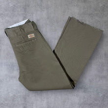 Load image into Gallery viewer, Dickies 874 Original Fit Skater Workwear Beige Frayed Hem Chino Pants Trousers
