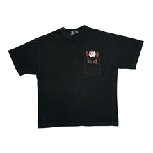 Load image into Gallery viewer, Vintage Warner Bros (1996) LOONEY TUNES Tas Tasmanian Devil Embroidered Character Pocket T-Shirt