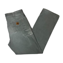 Load image into Gallery viewer, Early 00's CARHARTT "Loose Fit" Classic Grey Denim Skater Carpenter Straight Leg Jeans