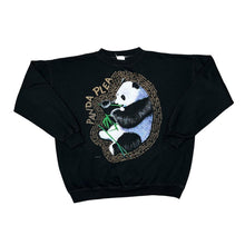 Load image into Gallery viewer, Vintage 90's PANDA PLEA Animal Nature Wildlife Spellout Graphic Crewneck Sweatshirt