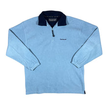 Load image into Gallery viewer, Vintage RUCANOR Embroidered Mini Logo Blue 1/4 Zip Fleece Sweatshirt