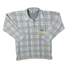 Load image into Gallery viewer, Vintage 90's Camel Shop Travel Line Plaid Check Long Sleeve Flannel Polo Shirt