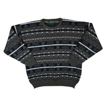 Load image into Gallery viewer, Vintage WOLSEY Made In Scotland Grandad Patterned Acrylic Wool Knit Sweater Jumper