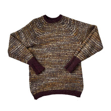 Load image into Gallery viewer, Vintage 90's TREE KNITWEAR Hebrides Scotland Mohair Shetland Wool Patterned Knit Sweater Jumper