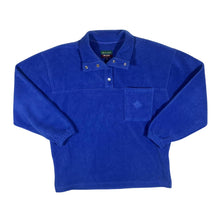 Load image into Gallery viewer, Vintage 90's LINEA IL MARE YATCHING Embroidered Pocket Logo 1/4 Button Pullover Fleece Sweatshirt