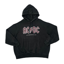 Load image into Gallery viewer, H&M x AC/DC "Let There Be Rock 1977" Classic Logo Spellout Hard Rock Band Music Pullover Hoodie