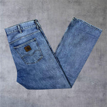 Load image into Gallery viewer, Carhartt "Marlow Pant" Classic Stonewashed Blue Denim Relaxed Straight Leg Jeans