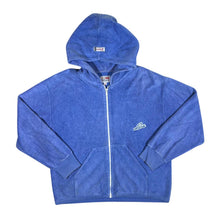 Load image into Gallery viewer, Vintage LEVI'S SWEATSHIRT Mini Logo Blue Towelling Zip Hoodie