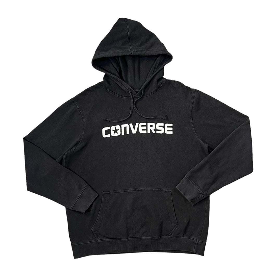 CONVERSE ALL STAR Classic Logo Spellout Graphic Pullover Hoodie