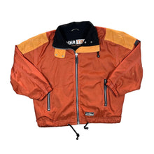 Load image into Gallery viewer, Vintage 90's TOKKA TRIBE Fleece Lined Orange Windbreaker Ski Jacket