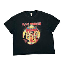 Load image into Gallery viewer, H&M x IRON MAIDEN "Powerslave" Graphic Spellout Heavy Metal Band T-Shirt