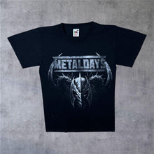 Load image into Gallery viewer, Metal Days Graphic Spellout Heavy Metal Band Music Festival T-Shirt