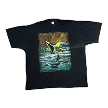 Load image into Gallery viewer, Vintage 90's Killer Whale Orca Ocean Marine Nature Graphic Short Sleeve T-Shirt