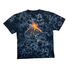Load image into Gallery viewer, Vintage VOLCAN ARENAL "Costa Rica" Souvenir Volcano Graphic Navy Blue Tie Dye T-Shirt