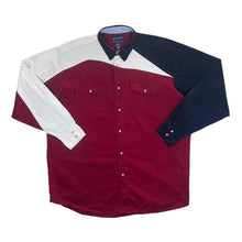 Load image into Gallery viewer, Vintage WRANGLER "Western Shirts" USA Colour Block Cowboy Western Long Sleeve Cotton Shirt