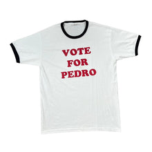 Load image into Gallery viewer, Napoleon Dyamite VOTE FOR PEDRO Comedy Movie Spellout Graphic Ringer T-Shirt