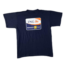 Load image into Gallery viewer, Early 00's ING RENAULT F1 TEAM Formula One Motorsports Logo Spellout Graphic T-Shirt