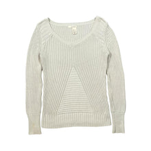 Load image into Gallery viewer, DKNY JEANS Classic Cotton Acrylic Knit Deep V-Neck Sweater Jumper