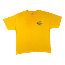 Load image into Gallery viewer, CORONA EXTRA "Puerto Vallarta" Beer Logo Spellout Souvenir Graphic Yellow T-Shirt