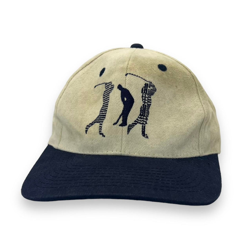Vintage GOLF Embroidered Novelty Golfer Spellout Baseball Cap