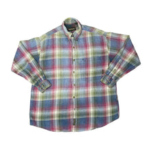 Load image into Gallery viewer, Vintage TIMBERLAND WEATHERGEAR Lumberjack Plaid Check Long Sleeve Flannel Cotton Shirt