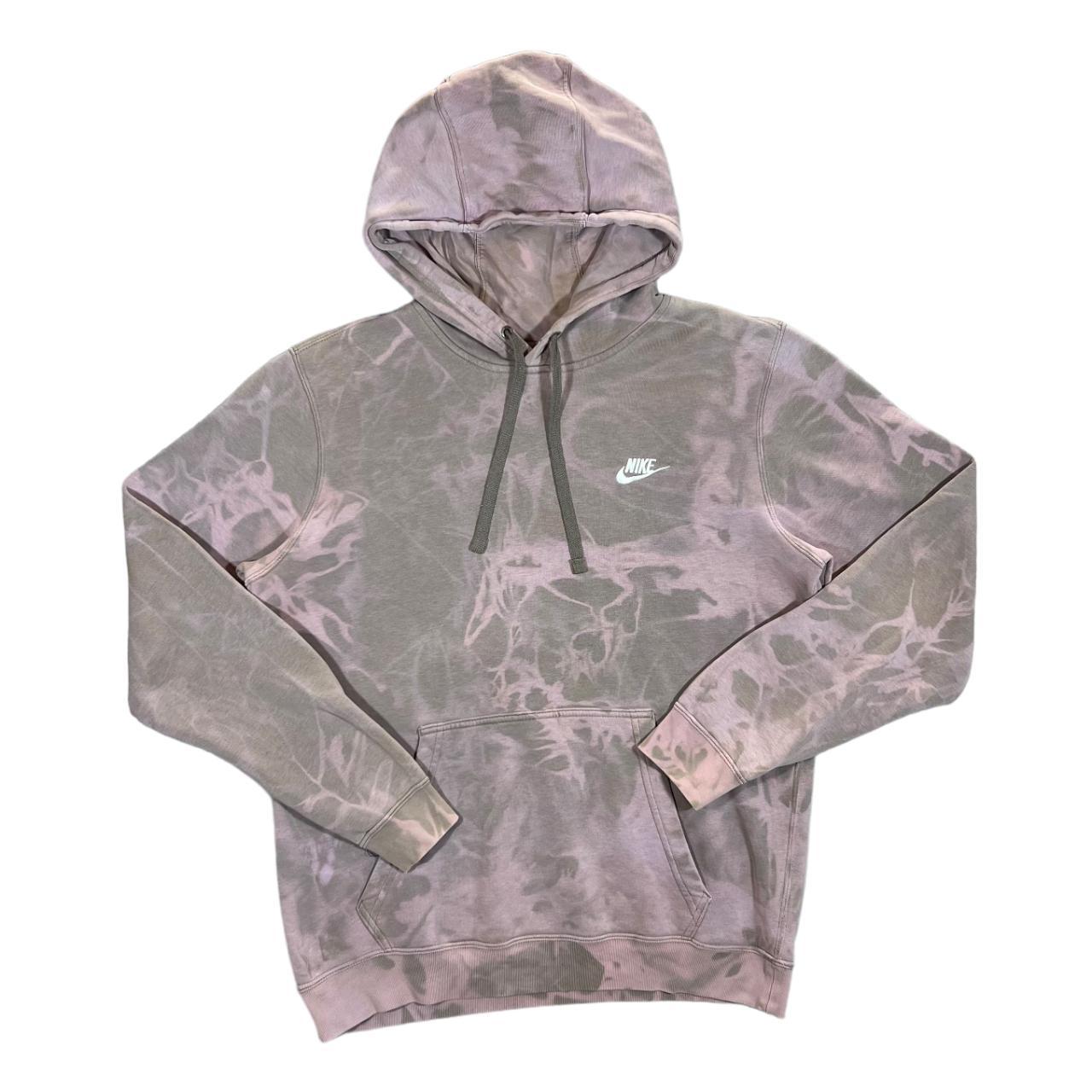 Nike Clothes Nike Grey Tie Dye Hoodie NIKE Classic Embroidered