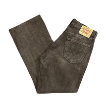 Load image into Gallery viewer, LEVI'S 508 Classic Brown Corduroy Cord Straight Leg Trousers