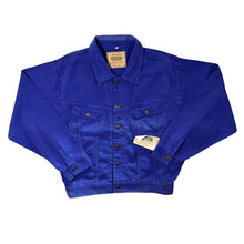 Load image into Gallery viewer, Vintage Iron Hammer Blue Worker Chore Cotton Button Trucker Jacket