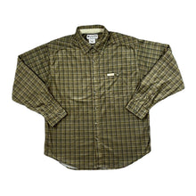 Load image into Gallery viewer, COLUMBIA SPORTSWEAR Plaid Check Polyester Long Sleeve Outdoor Flannel Shirt
